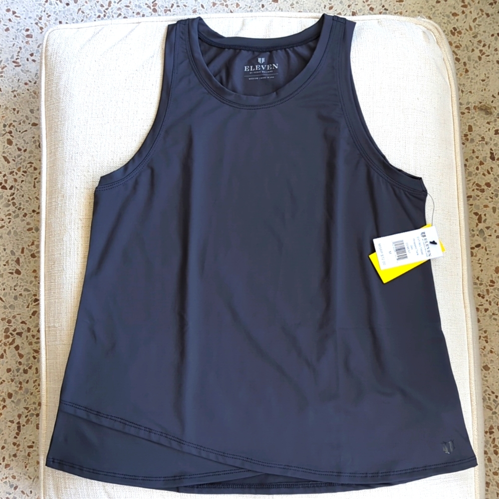Eleven Tennis top Grey Sz M nwt